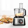 Bosch MC812M865 food processor 1250 W 3.9 L Black, Stainless steel