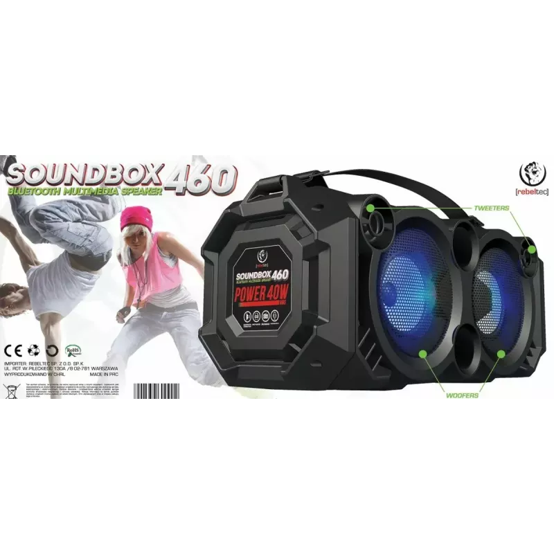 Bluetooth Speaker SoundBox 460, Black