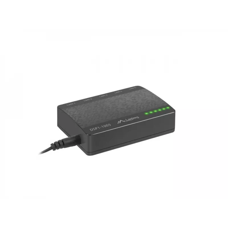 LANBERG Switch Dsp1-1005 5x 1gb/s Unmanaged Gigabit Ethernet Desktop 5v