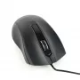 Wired ambidextrous optical mouse Gembird MUS-3B-01 — USB Type-A, 1000 DPI, 3 buttons, black