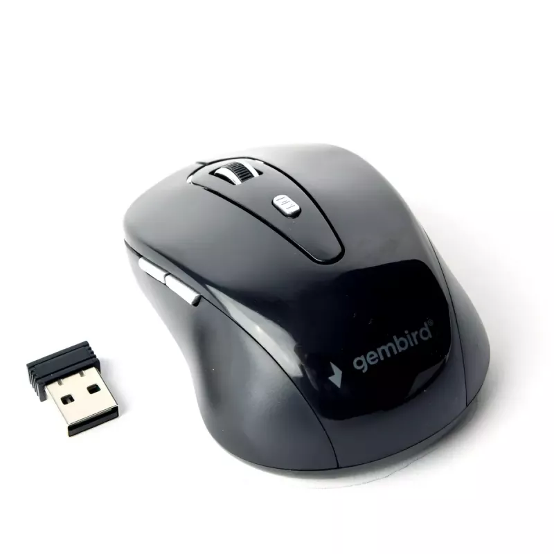 Mouse Gembird MUSW-6B-01 RF Wireless Optical