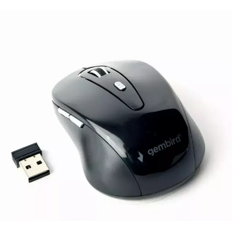 Mouse Gembird MUSW-6B-01 RF Wireless Optical