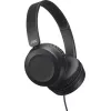 JVC Powerful Sound Wired On Ear Black, Wired, 10 - 26000 Hz, Calls/Music, 140 g, Headset, Black
