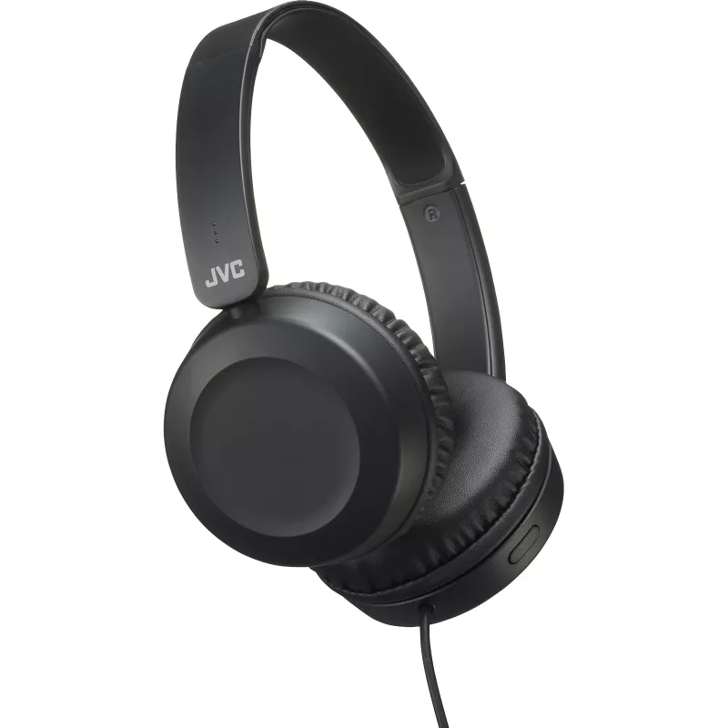 JVC Powerful Sound Wired On Ear Black, Wired, 10 - 26000 Hz, Calls/Music, 140 g, Headset, Black