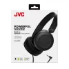 JVC Powerful Sound Wired On Ear Black, Wired, 10 - 26000 Hz, Calls/Music, 140 g, Headset, Black