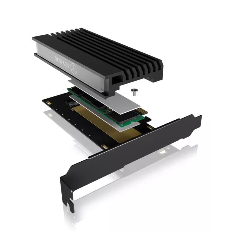 ICY BOX IB-PCI214M2-HSL interface cards/adapter Internal M.2