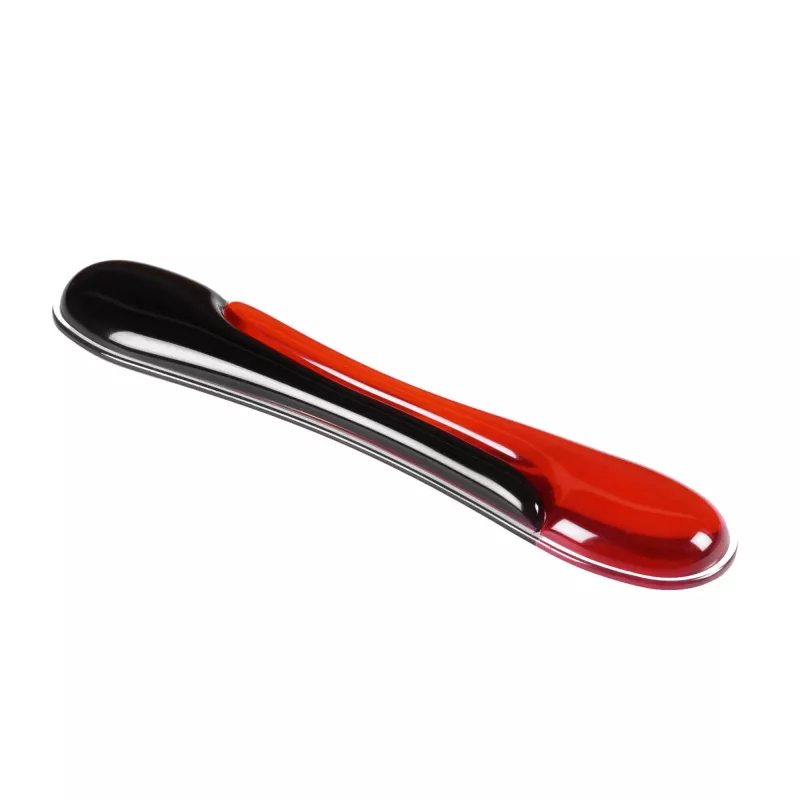 Kensington Duo Gel Keyboard Wrist Rest — Red, Black, Red, Gel, Taiwan, MIL-STD-810H Method 504.3 Contamination by Fluids, 240 mm, 182 mm