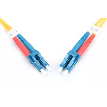 DIGITUS Fiber Optic Patch Cord, LC to LC OS2, Singlemode 09/125 µ, Duplex, Length 5m