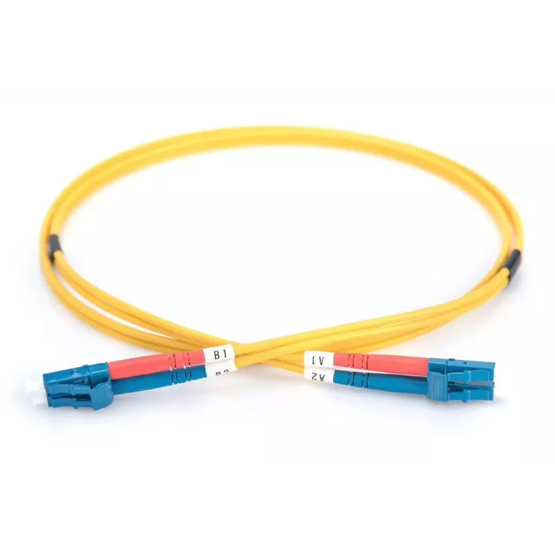 DIGITUS Fiber Optic Patch Cord, LC to LC OS2, Singlemode 09/125 µ, Duplex, Length 5m