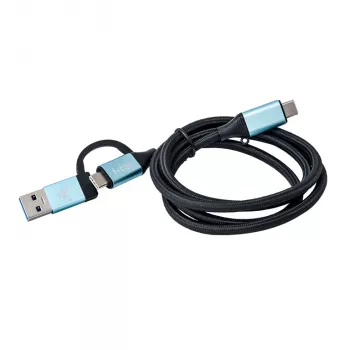 USB-C Cable to USB-C with Integrated USB 3.0 Adapter i-tec C31USBCACBL