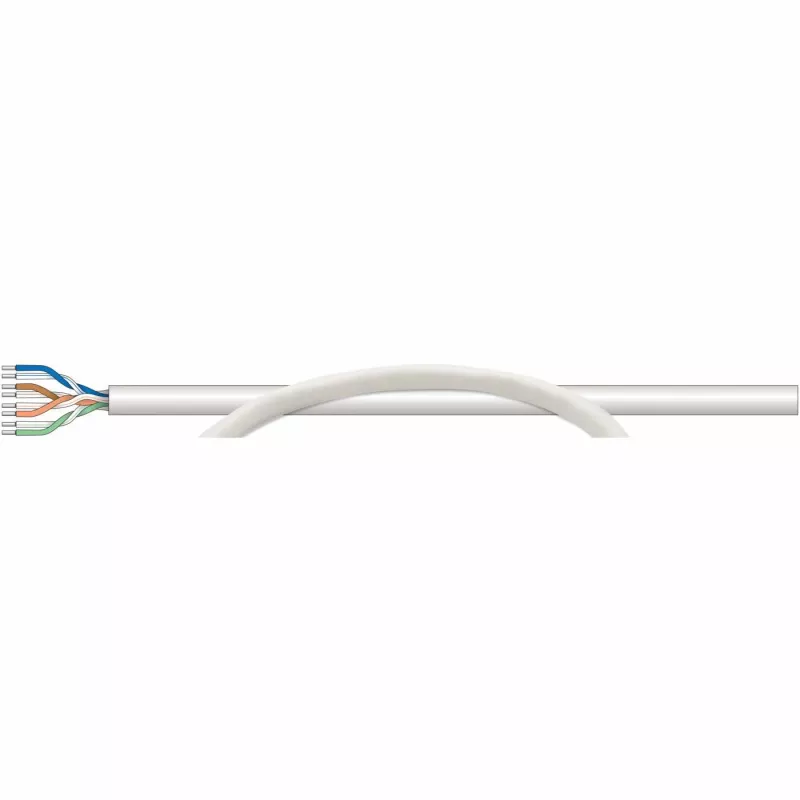 Intellinet Network Bulk Cat6 Cable, 23 AWG, Solid Wire, 305m, Grey, CCA, U/UTP, Box