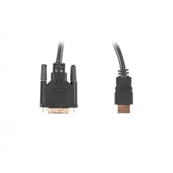 LANBERG Hdmi(m)->DVI-d(m)(24+1) Cable Dual Link With Gold-plated 4k Connectors - 3m Black
