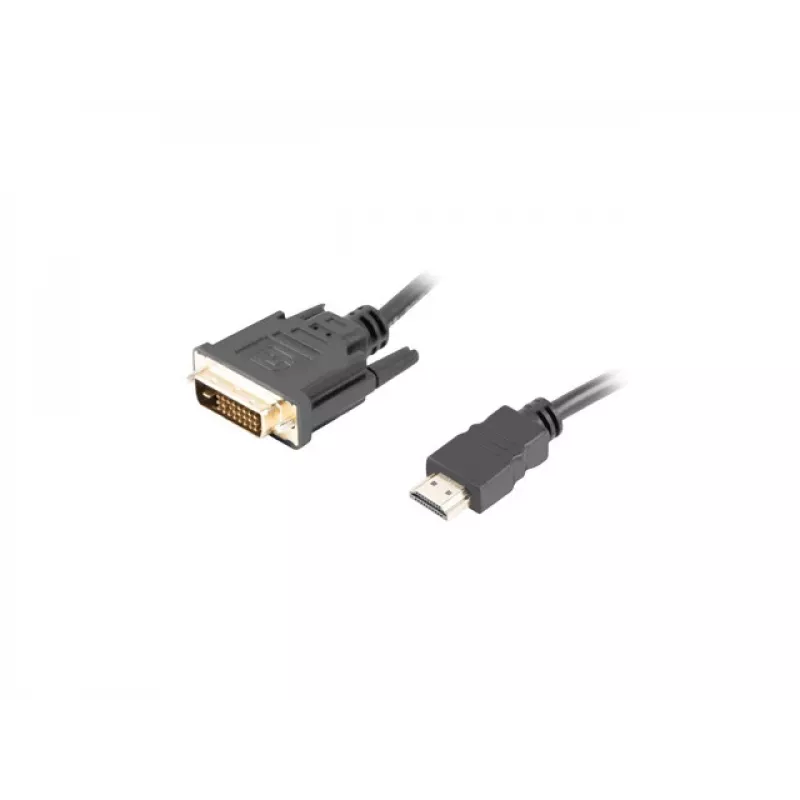 LANBERG Hdmi(m)->DVI-d(m)(24+1) Cable Dual Link With Gold-plated 4k Connectors - 3m Black