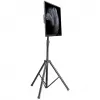 Manhattan Tripod Floor Mount for TV & Monitors, Stand Assembly, For screens: 37 inch to 65 inch, VESA compatibility: all between 200x200 to 600x400mm - check the dimensions of the four mounting holes on back of screen to ensure it fits, Max 35kg, Black, LFD, Bracket