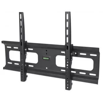 Manhattan Wall Mount for TV & Monitors (Tiltable), For screens 37 inch to 65 inch, VESA compatibility: all between 200x200mm to 600x400mm - check the dimensions of the four mounting holes on back of screen to ensure it fits, Max 75kg, Black, Bracket