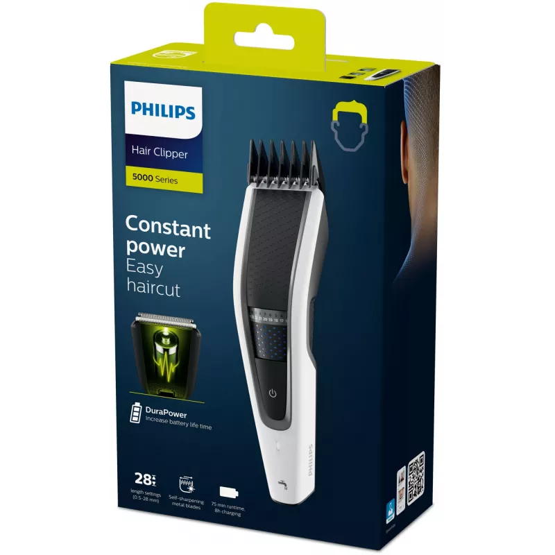 Philips 5000 series HC5610/15 hair trimmers/clipper Black, White 28 Nickel-Metal Hydride (NiMH)