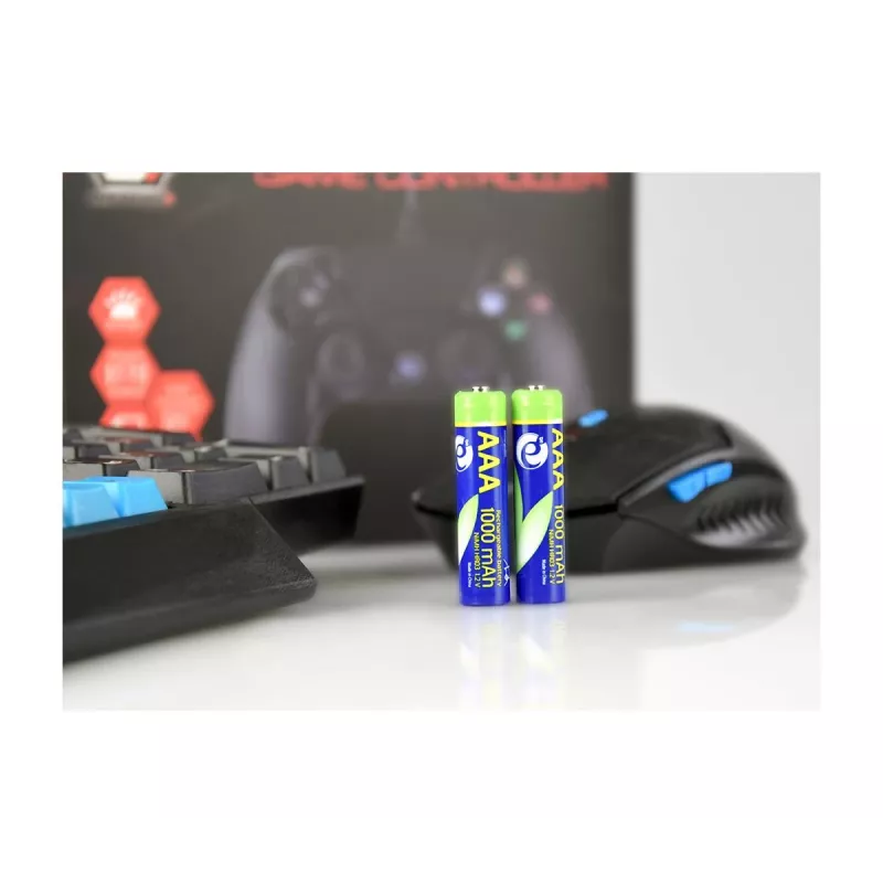 GEMBIRD AAA Batteries Ni-MH Rechargeable 1000mAh 2pcs