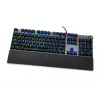 Wired mechanical gaming keyboard IBOX AURORA K-4 — QWERTY, 108 keys, LED adjustable backlight, water-resistant, USB, 1.6 m cable