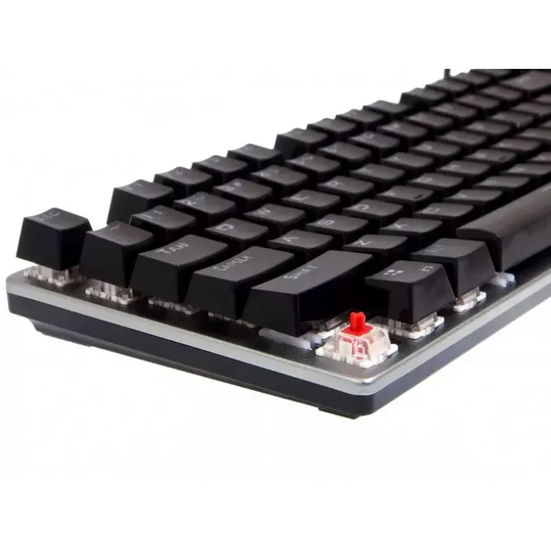 Wired mechanical gaming keyboard IBOX AURORA K-4 — QWERTY, 108 keys, LED adjustable backlight, water-resistant, USB, 1.6 m cable