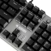 Wired mechanical gaming keyboard IBOX AURORA K-4 — QWERTY, 108 keys, LED adjustable backlight, water-resistant, USB, 1.6 m cable