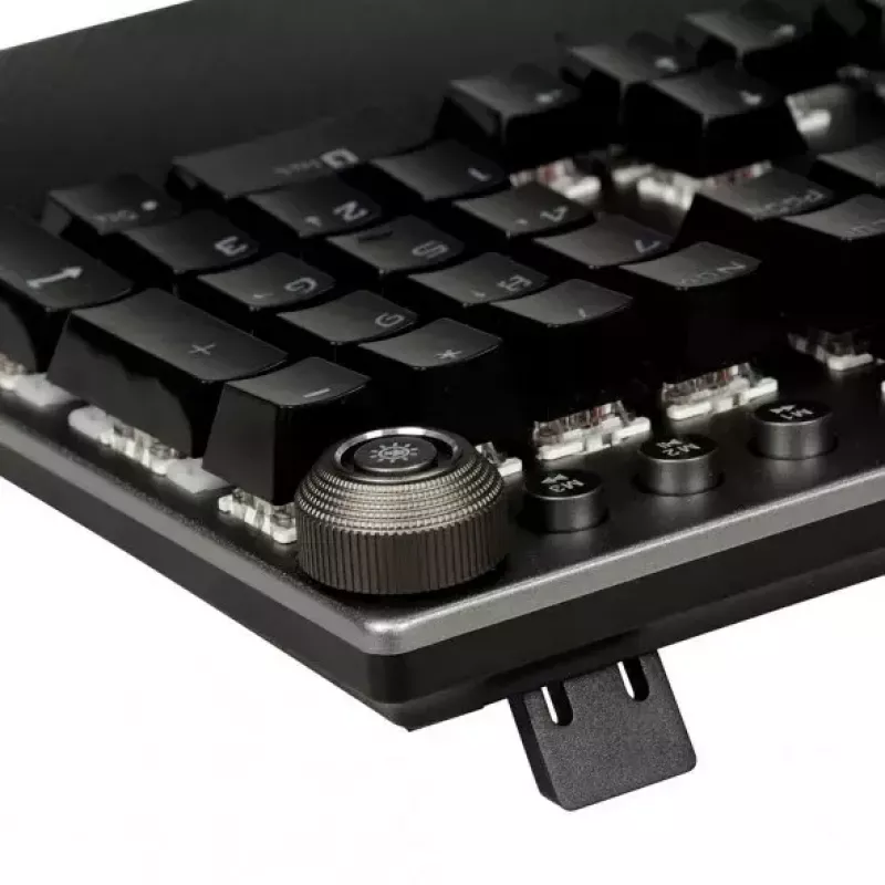 Wired mechanical gaming keyboard IBOX AURORA K-4 — QWERTY, 108 keys, LED adjustable backlight, water-resistant, USB, 1.6 m cable