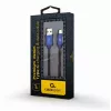 GEMBIRD Premium Jeans (denim) Type-c USB Cable With Metal Connectors, 1m, Blue
