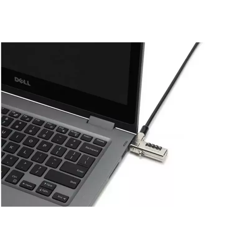 Kensington Slim N17 Combination Laptop Lock for Wedge-Shaped Slots