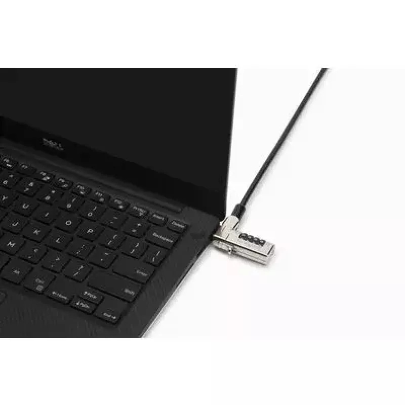 Kensington Slim N17 Combination Laptop Lock for Wedge-Shaped Slots