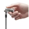 Kensington Slim N17 Combination Laptop Lock for Wedge-Shaped Slots