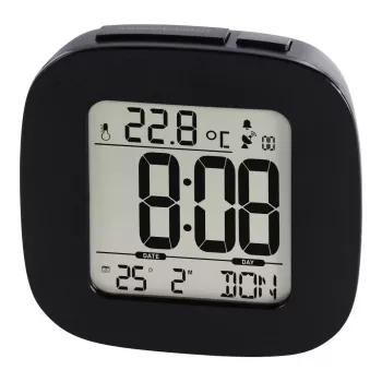 Hama RC 45 Digital alarm clock Black