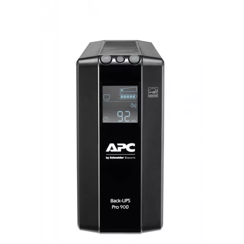 APC Back-UPS PRO BR900MI - 6x C13 output, USB, 900VA, Line-Interactive, 0.9 kVA, 540 W, Sine, 176 V, 294 V