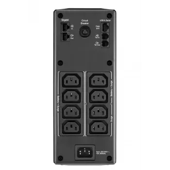 APC Back-UPS Pro, 1300VA/780W, Tower, 230V, 8x IEC C13 outlets, AVR, LCD, User Replaceable Battery