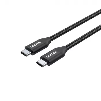 USB-C to USB-C cable Unitek C14059BK — 2 m, 5 A, 20 V, 480 Mbit/s, black