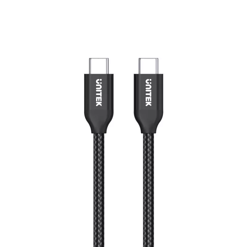 USB-C to USB-C cable Unitek C14059BK — 2 m, 5 A, 20 V, 480 Mbit/s, black
