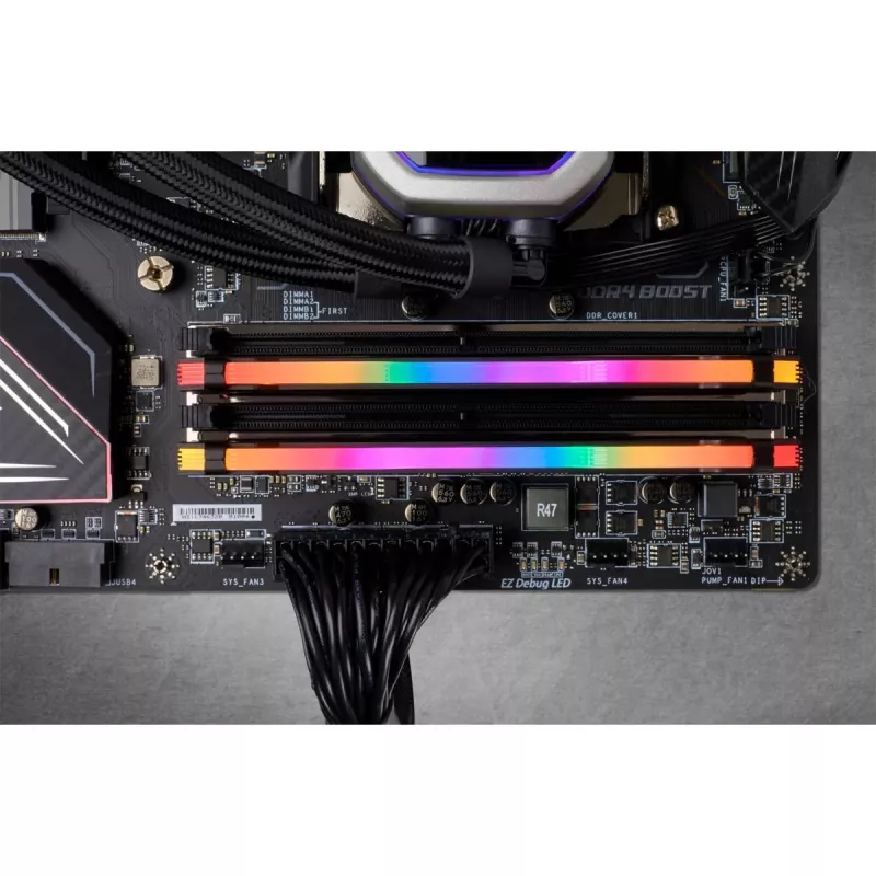 CORSAIR Memory 16GB DDR4 3200MHz 2x8GB DIMM C16 Vengeance RGB Pro - Black
