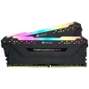CORSAIR Memory 16GB DDR4 3200MHz 2x8GB DIMM C16 Vengeance RGB Pro - Black