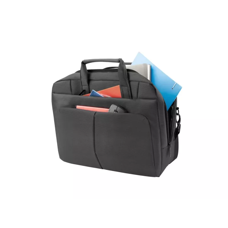 Briefcase NATEC Gazelle 39.6 cm (15.6 inch) Nylon, 2 compartments, shoulder strap, black