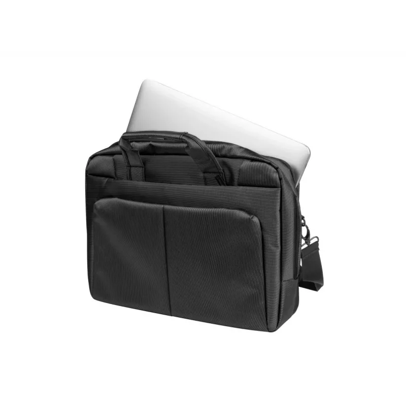 Briefcase NATEC Gazelle 39.6 cm (15.6 inch) Nylon, 2 compartments, shoulder strap, black