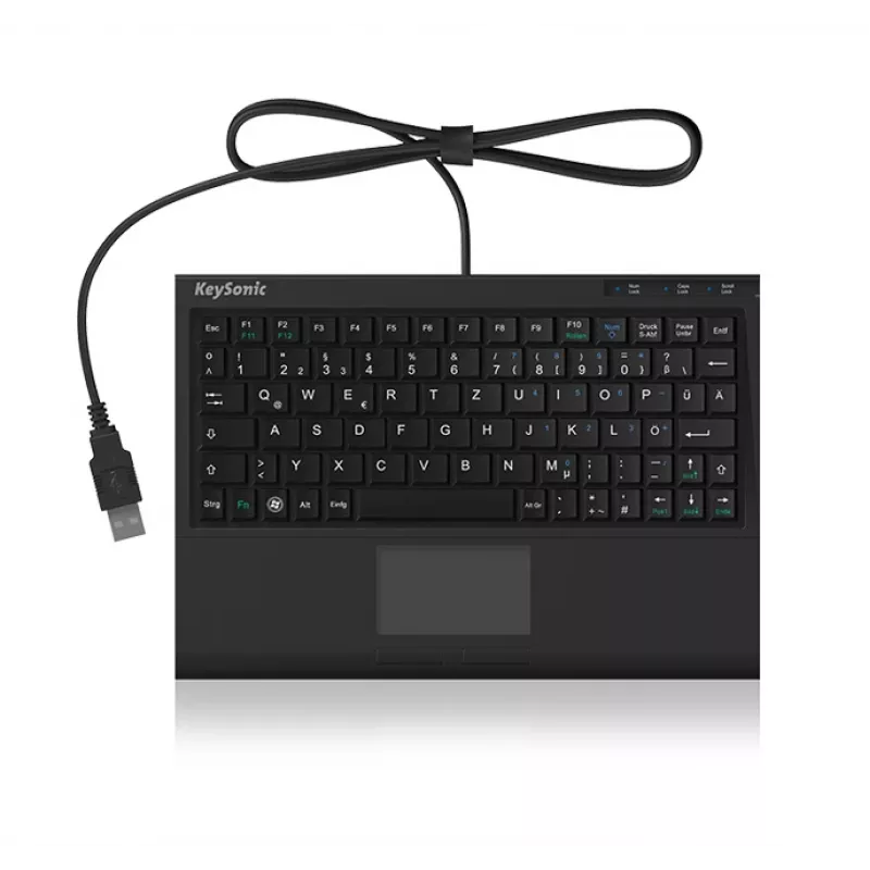 KeySonic ACK-3410 (US) keyboard Office USB US English Black