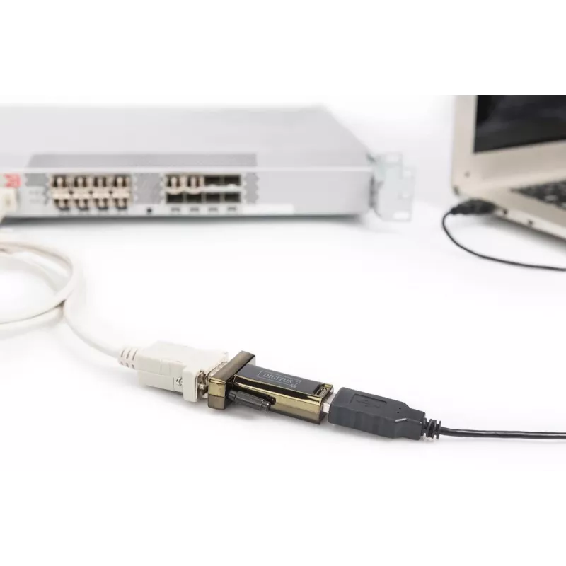 DIGITUS USB 2.0 to serial Converter, DSUB 9M incl. USB A Cable 80cm