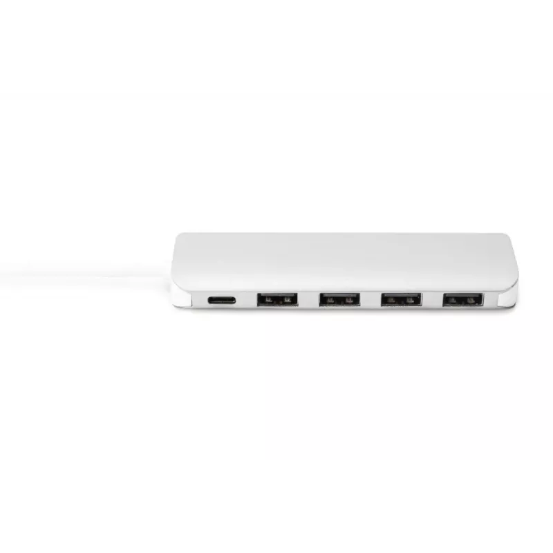 DIGITUS USB-C HUB 4-Port PD 4x USB 3.0, 1x PD Charging, Grey