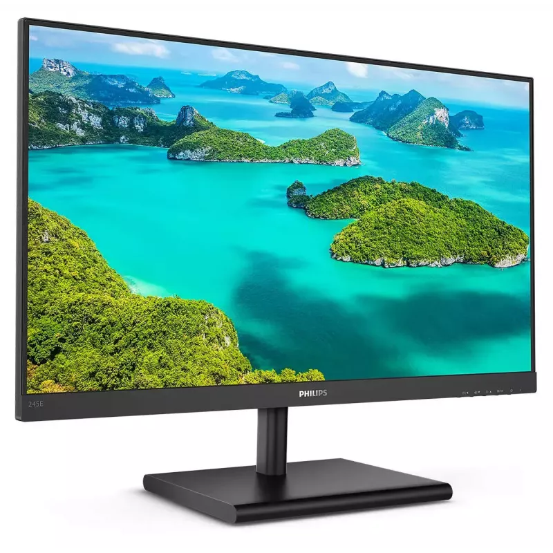 Philips E Line 245E1S/00 computer monitor 60.5 cm (23.8 inch) 2560 x 1440 pixels 2K Ultra HD LCD Black