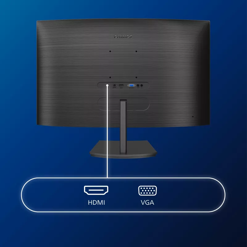 Philips E Line 271E1SCA/00 computer monitor 68.6 cm (27 inch) 1920 x 1080 pixels Full HD LCD Black