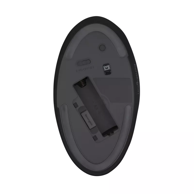 Kensington Pro Fit Ergo Wireless Mouse—Black, Right-hand, RF Wireless + Bluetooth, 1600 DPI, Black