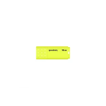 USB flash drive GOODRAM UME2 16 GB, USB 2.0 Type-A, yellow, 51×21 mm
