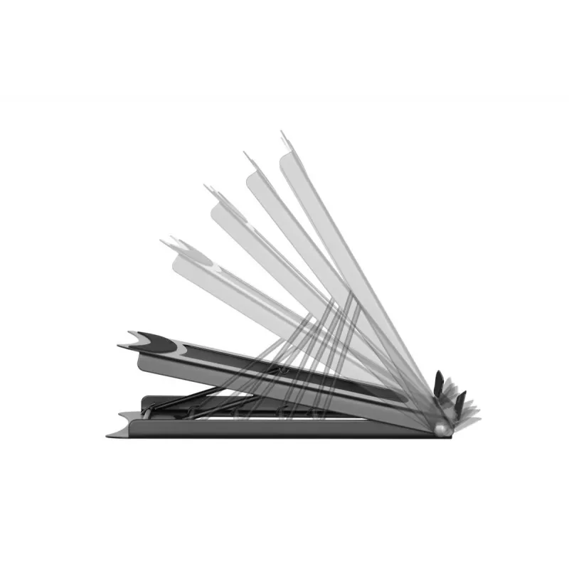 DIGITUS Foldable Steel Laptop/Tablet Stand with 5 Adjustment Positions