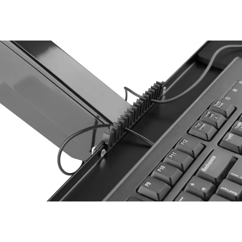DIGITUS Sit-Stand Workstation wall single mount, black max load capacity: 1-8kg,max Screen Size: 17-32in