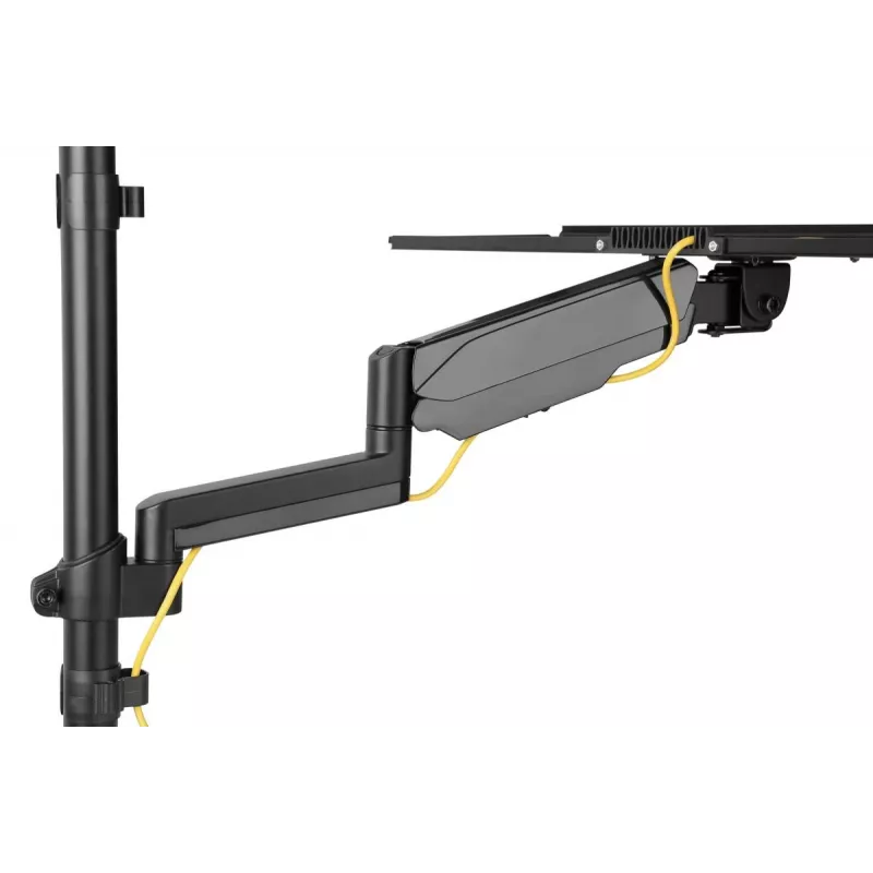 DIGITUS Sit-Stand Workstation wall single mount, black max load capacity: 1-8kg,max Screen Size: 17-32in