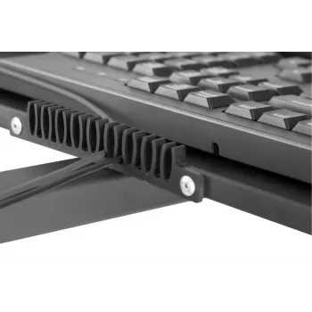 DIGITUS Mobile Workstation (Monitor Mount, PC Holder) max. 8 kg load,32in screen max - black