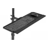 DIGITUS Mobile Workstation (Monitor Mount, PC Holder) max. 8 kg load,32in screen max - black